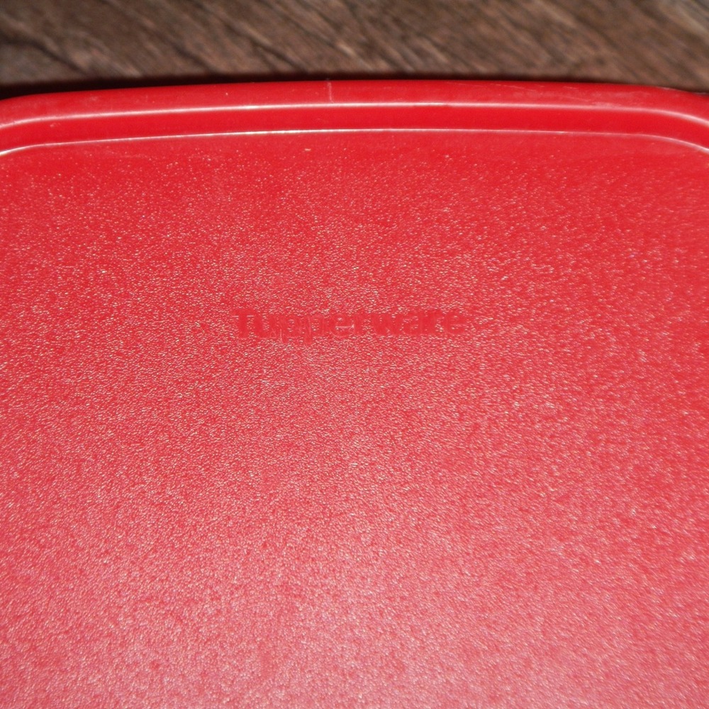 Tupperware‎ Red Lid Container Rectangular Food Storage 2 Liter - Picture 4 of 10